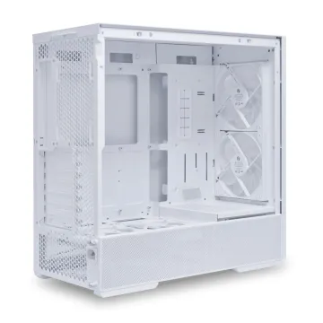 Lian Li LANCOOL 207 White - ATX PC Case (4 FANS) 2 x front 140 ARGB PWM & 2 bottom 120 PWM reverse - 