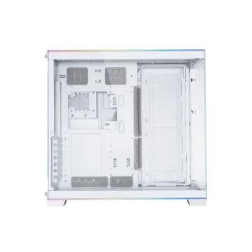 Lian Li O11D EVO RGB White - White EATX(under 280mm)/ATX Columnless Tower PC Case - 
