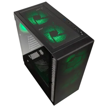 Kolink Observatory HF Mesh ARGB Midi Tower Case - Black (with 6 ARGB fans - 3x140mm & 3x120mm) - 