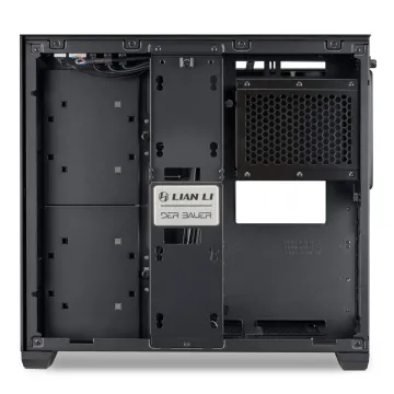 Lian Li O11 AIR MINI Black PC Case ATX / M-ATX with 3 standard Fans (front 120mmx2, rear 120mmx1) Me - 