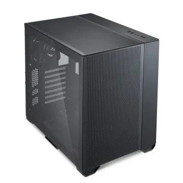 Lian Li O11 AIR MINI Black PC Case ATX / M-ATX with 3 standard Fans (front 120mmx2, rear 120mmx1) Me - 