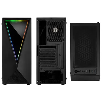 Kolink VOID RGB Midi-Tower - black - Tempered Glass Window - 