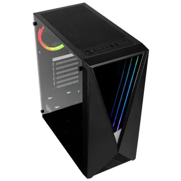 Kolink VOID RGB Midi-Tower - black - Tempered Glass Window - 