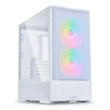 Lian Li LANCOOL 207 White - ATX PC Case (4 FANS) 2 x front 140 ARGB PWM & 2 bottom 120 PWM reverse