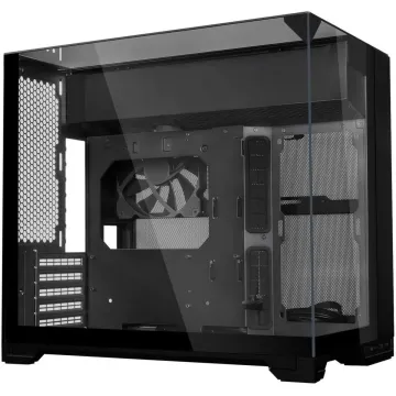 Lian Li O11 Vision-M Black - Micro-ATX / Mini-ITX - w/ 140mm Fan - 360mm AIO Support - PC Case