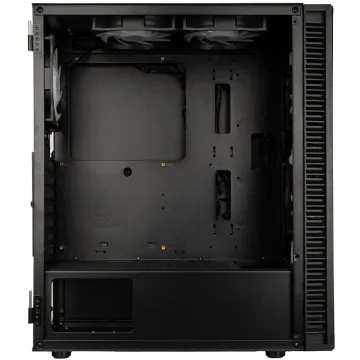 Kolink Observatory HF Plus Mesh ARGB PWM Midi Tower Case Black with 6x ARGB PWM Fans (5x140mm 1x120) - 
