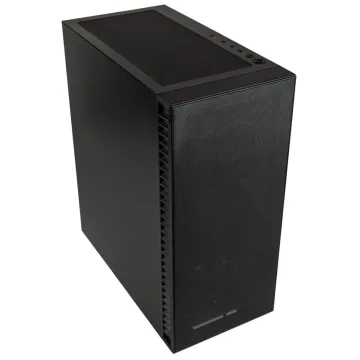 Kolink Observatory HF Mesh PWM Midi Tower Case - Black (with 3x120mm black PWM Fans) - 
