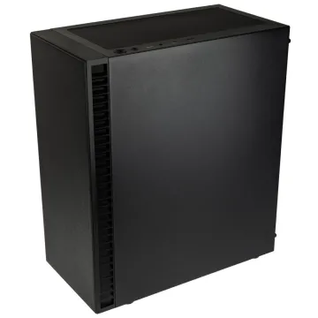 Kolink Observatory HF Mesh PWM Midi Tower Case - Black (with 3x120mm black PWM Fans) - 