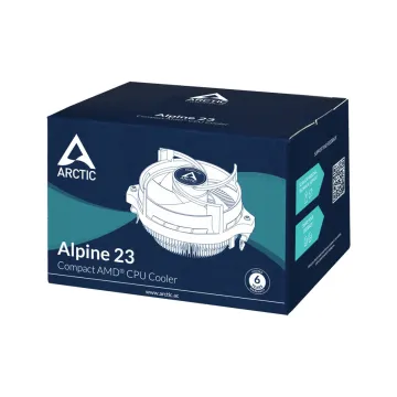 Arctic Alpine 23 - 95W CPU Cooler for AMD socket AM4 - 