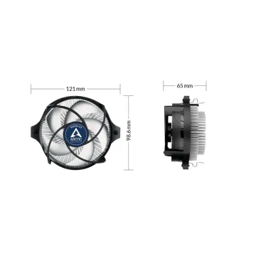 Arctic Alpine 23 - 95W CPU Cooler for AMD socket AM4 - 