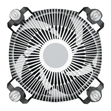 ARCTIC Alpine 17 CO – 100W CPU Cooler for Intel socket 1700 dual Ball bearing Continuous Operation - 