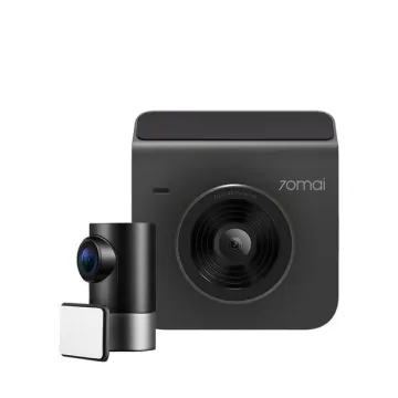 70mai A400-1 Dash Cam Grey w. Screen set w. Rearview cam RC09 - 1440P, 145FOV, 500mAh Car Camera