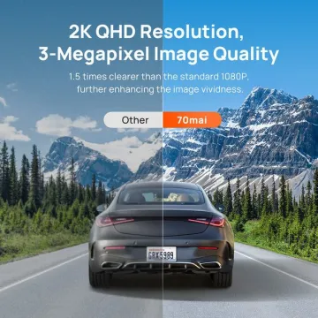 70mai M310 Dash Cam - 1296P, 300mAh Car Camera - 