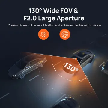 70mai M310 Dash Cam - 1296P, 300mAh Car Camera - 