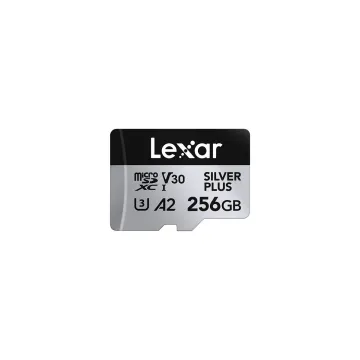Lexar Silver Plus microSDXC 256 GB - UHS-1 U3-V30-A2 - 