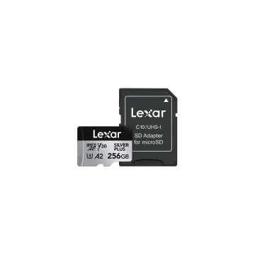 Lexar Silver Plus microSDXC 256 GB - UHS-1 U3-V30-A2 - 