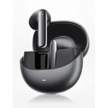 QCY AilyBuds Pro Semi-Ear ANC TWS Black 6 mic & A.I. Noise Cancel. LDAC Audio Ultra HD Multi-point