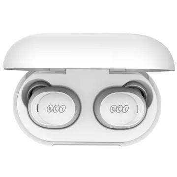 QCY Arcbuds Lite T27 White, Bluetooth 5.3 ENC IPX4 Sweatpfoof 8h - 32h battery, 68ms latency - 