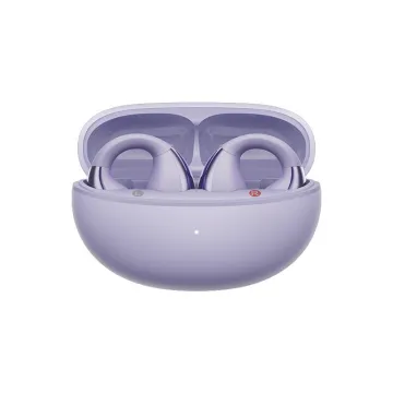 QCY Crossky C30 Purple (QT33) Open Ear TPU Earclip, Bass Enhance Algo. BT 5.4 Dual Connection Earbud - 