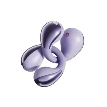 QCY Crossky C30 Purple (QT33) Open Ear TPU Earclip, Bass Enhance Algo. BT 5.4 Dual Connection Earbud - 