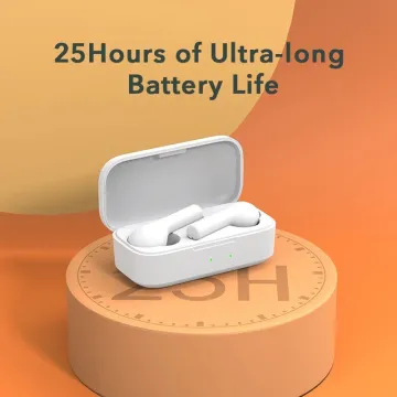 QCY T5 TWS BLACK True Wireless Gaming Earbuds 5.1 Bluetooth Headphones ENC IPX5 Speaker 6mm 5hrs - 