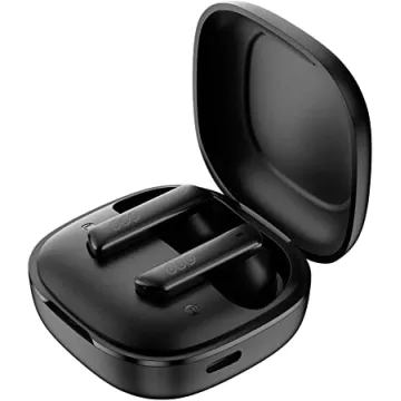 QCY HT05 Melobuds ANC TWS BLACK Dual Driver 6-mic noise cancel. True Wireless Earbuds - 10mm drivers - 