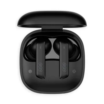 QCY HT05 Melobuds ANC TWS BLACK Dual Driver 6-mic noise cancel. True Wireless Earbuds - 10mm drivers - 