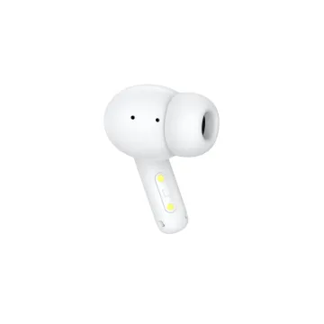 QCY T13 ANC White - TWS 10mm Dynamic Driver, 4-mic 28dB ANC, Bluetooth 5.3, 7hr-30hr, 75ms latency - 