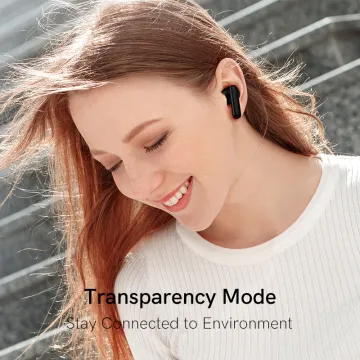 QCY T13 ANC White - TWS 10mm Dynamic Driver, 4-mic 28dB ANC, Bluetooth 5.3, 7hr-30hr, 75ms latency - 