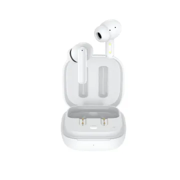QCY T13 ANC White - TWS 10mm Dynamic Driver, 4-mic 28dB ANC, Bluetooth 5.3, 7hr-30hr, 75ms latency - 