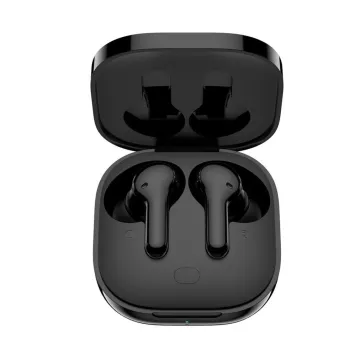 QCY T13 TWS Black Dual Driver 4-mic noise cancel. True Wireless Earbuds - Quick Charge 380mAh - 