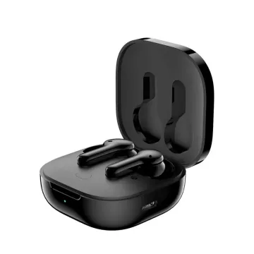 QCY T13 TWS Black Dual Driver 4-mic noise cancel. True Wireless Earbuds - Quick Charge 380mAh - 