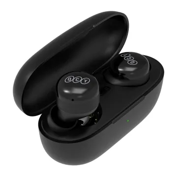 QCY T17 TWS BLACK 6mm dynamic driver-mic noise cancel. Music time: 4h. Calling time: 3,5h. Bluetooth - 
