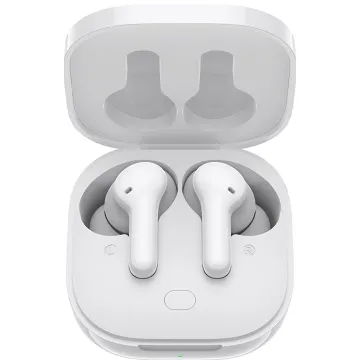 QCY T13 TWS WHITE Dual Driver 4-mic noise cancel. True Wireless Earbuds - Quick Charge 380mAh - 