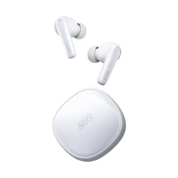 QCY T13X TWS White - 30 hour battery True Wireless in-ear earbuds Quick Charge 380mAh Gaming 0,068s