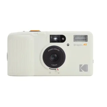 Kodak Snapic A1 35mm Film Camera White motorized