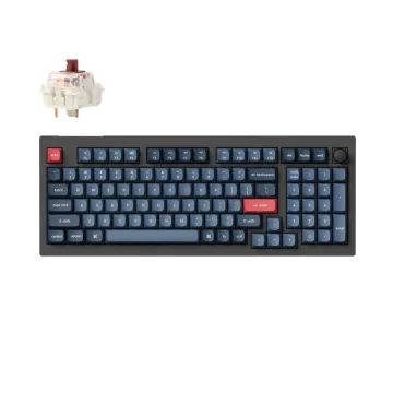 Keychron V5 Max QMK/VIA (V5M-D3) Wireless BT/2,4/Wired Custom Mechanical Keyboard Brown Sw. 96% US