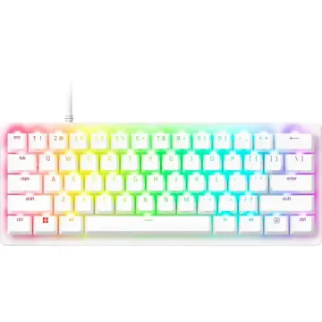Razer HUNTSMAN V3 PRO MINI WHITE ANALOG - 60% Optical Gaming Keyboard - Rapid Trigger - US Layout