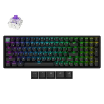 Keychron K4 HE (K4H-J1) Shine-Through Wireless Magnetic Hall Effect RGB Keyboard 96% US Layout