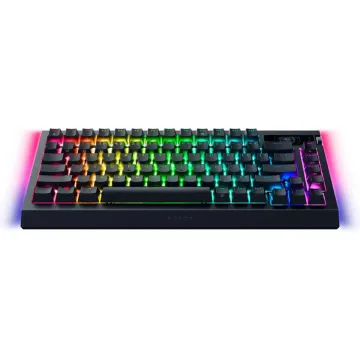 Razer BLACKWIDOW V4 75% Pro Wireless Mechanical RGB Gaming Keyboard - Hot-Swappable - Orange Switche - 