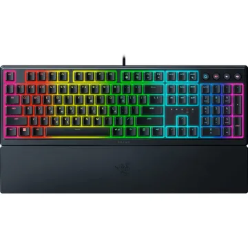 Razer ORNATA V3 Gaming Keyboard - Low Profile Mecha-Membrane Switches - Spill Resist - RGB - GR
