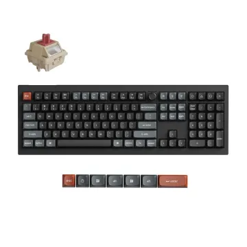 Keychron V6 Ultra (V6U-D1) QMK/VIA 8K Wireless Custom Mechanical Keyboard Red Switch RGB 100% US