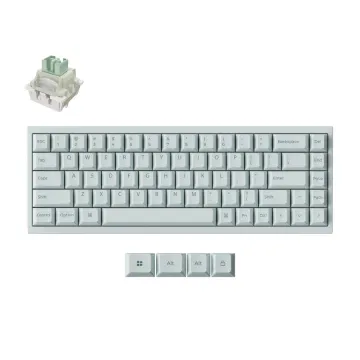 Keychron Q16 HE (Q16HW-L1) QMK Ceramic Custom Hall Effect Keyboard RGB Lime Switch 65% US Green