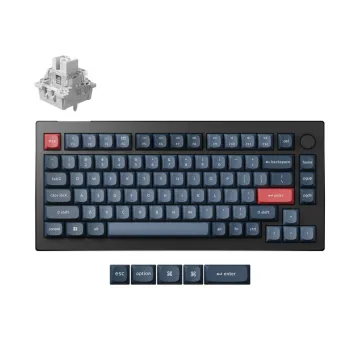 Keychron C75 HE (C75H-D1) Hall Effect Keyboard Magnetic Switch Black 75% US Layout