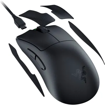 Razer DEATHADDER V3 PRO BLACK - 64g Wireless Gaming Mouse - Ergonomic - 90 Hours Battery - 30K DPI - 