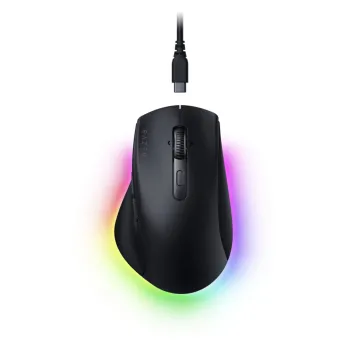 Razer PRO CLICK V2 - Wireless Ergonomic Mouse - ChatGPT AI - RGB Gaming - Long Battery