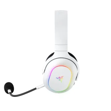 Razer BARRACUDA X WHITE Chroma - RGB Wireless & Bluetooth - PC/PS5/Switch/Android Gaming Headset - 