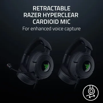 Razer KRAKEN V4 X USB - RGB 7.1 Gaming Headset - 40 mm Driver - PC/PS5/PS4 - 