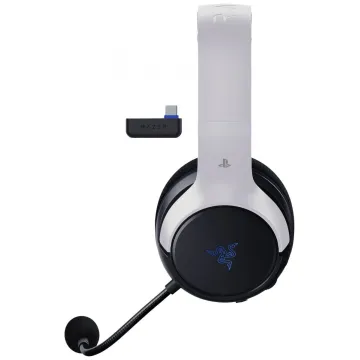 Razer KAIRA HYPERSPEED - Wireless Gaming Headset - Playstation Licensed – WHITE – PS5 / PC / MOBILE - 