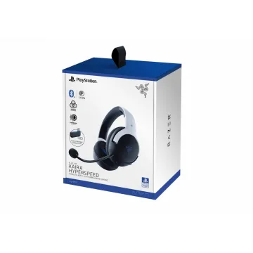 Razer KAIRA HYPERSPEED - Wireless Gaming Headset - Playstation Licensed – WHITE – PS5 / PC / MOBILE - 